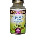 Natures Herbs Celery Seed Power, 60 Caps (Pack of 2)