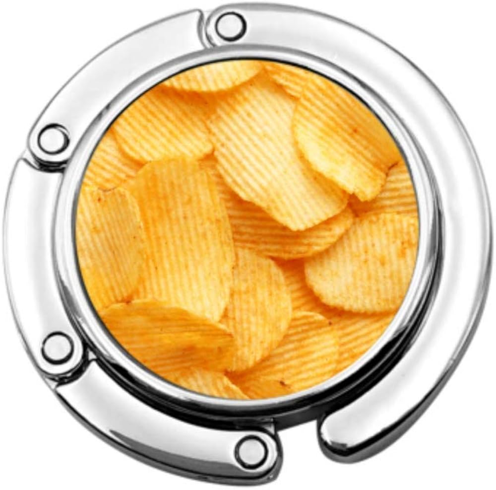 Potato Chips Snack Food Bag Hanger Desk Folding Bag Hanger