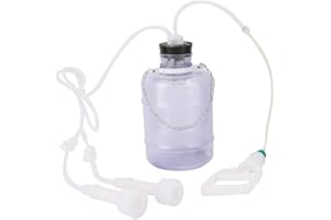 Manual Milking Machine, 3L Portable Handheld Goat Milking Device for Sheep Cow Farm Use, Double Head Milker for Livestock Han