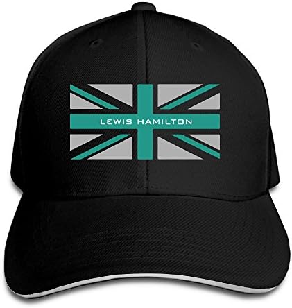 Sandwich Visor Lewis Hamilton F1 Racing Peak Cap Hunting Hat Black