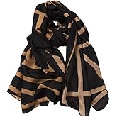JERLA Women's Scarves Lady Light Soft Fashion Solid Scarf Wrap Shawl plaid scarf