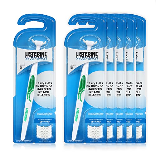 Listerine Ultraclean Access Flosser Disposible SnapOn Refill Heads