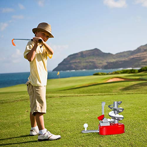 SOKY 5-6 Year Old Boys Gifts, Toddler Golf Set for Boys Girls 3-8 Year Old Christmas Birthday Present Outdoor Sports for Kids Golf Clubs Early Educational Toys for 3-6 Year Old Boys Girls Red - Thumbnail 2