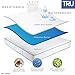 TRU Lite Bedding Queen Waterproof Mattress Protector - Safe & Clean Mattress Cover - Premium Cotton Terry Bed Protector - Protects from Dirt, Stains, Odors