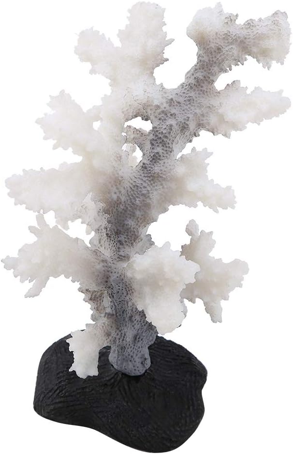 Smandy Glowing Effect Artificial Coral Plant Luminous Silicone Coral for Fish Tank Landscape Decoration Aquarium Ornaments (Grey) - Image 5