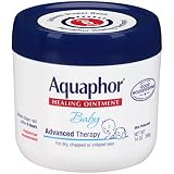 Aquaphor Baby Healing Ointment Advanced Therapy Skin Protectant, 14 Ounce, Pack of 2