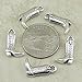 NP Supplies 15 Western Cowboy Boot Charms > Rodeo Ranch Cowgirl Texas - 18 mm x 11 mm Silver Plated Pewter (NS665)
