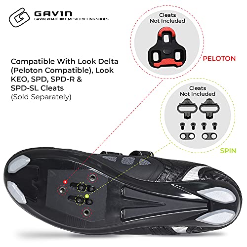 gavin road bike mesh cycling shoes mens womens