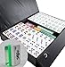 Chinese Numbered Acrylic Tiles Mahjong Set 144 Green Tiles 1.25 Inch Easy-To-Read Game Set /Complete Set 6LBS / Birthday Mah Jongg / Majiang Green