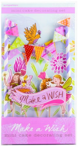 Party Partners Design Mini Cake Decor Kit, Make a Wish