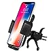 Car Mount,Phone Holder,Car Phone Mount PATEA Universal 360° Swivel Air Vent Car Phone Holder with A Quick Release Button for iPhone X/8/7P, Samsung Galaxy S8/S7,Huawei Mate 9 and Other Android Phones