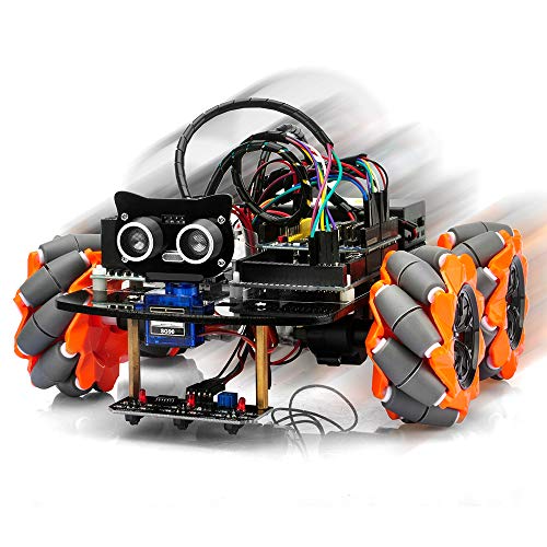 OSOYOO Mecanum Omni Wheel Robotic Car Kit For Arduino Mega2560 STEM