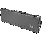 SKB iSeries Hard Protective Equipment Case with Wheels, 50 x 14 x 6 Inch | Rolling Hard-Shell Storage Case for Secure Equipment Protection, Organized Travel &amp; Professional Gear Transport, Dark Gray
