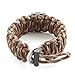 X-Plore Gear Survival Paracord 550 Bracelet Kit With Fire Starter, Navigation Compass, Eye Knife | Adjustable Closure Snug Fit | For Emergencies, Wilderness, Travel, Camping, Hunting (Jungle Camo)