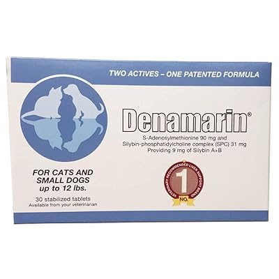Suplements de suport al fetge de denamarina per a gossos petits ( fins a 12 lbs ) i gats