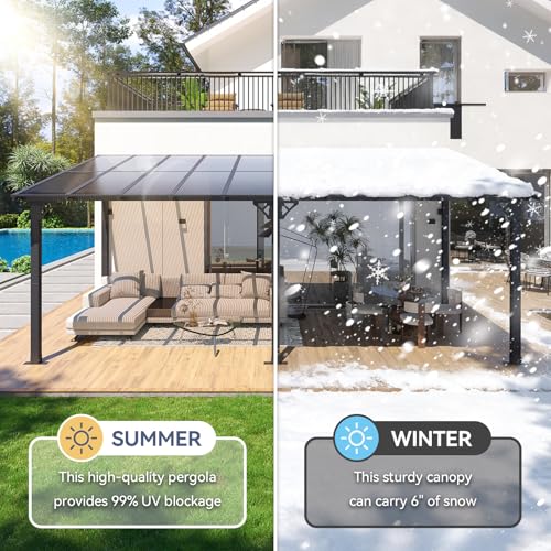 Breezestival 10x20 Wall-Mounted Hardtop Gazebo Review: Lean-To Patio Shelter image 22