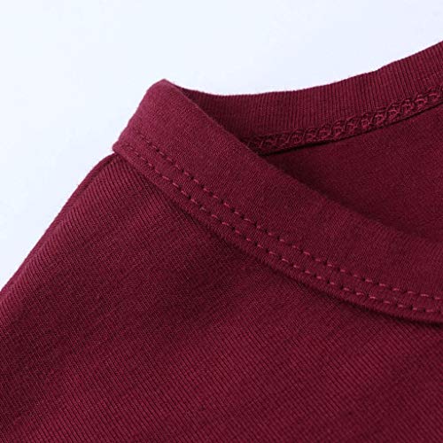Yezijin_Women's Tops YEZIJIN Women Summer Beach Sunshine Graphic Print Vacation T-Shirt Top Blouse 2019 Under 10 Dollars Red