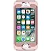 iPhone SE Case, iPhone 5S Case, iPhone 5 Case, Anuck 3 in 1 Hybrid Shockproof Protective Case for Girls Cute Bling Sparkly Glitter Heavy Duty Armor Defender Cover for Apple iPhone 5/5S/SE - Rose Gold
