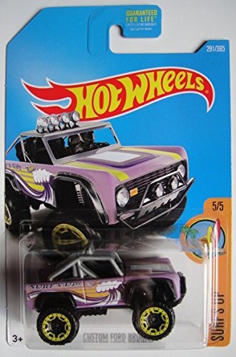 HOT WHEELS SURF'S UP SERIES 5/5, PURPLE CUSTOM FORD BRONCO 291/365