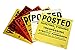 Minuteman Signs | Posted No Trespassing Sign | Durable - Premium - Flexible - Post Your Land with Minuteman! - 10 Pack