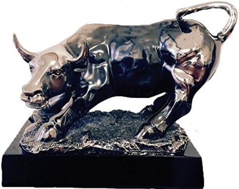 Wall Street Bull 11 Inch Pewter