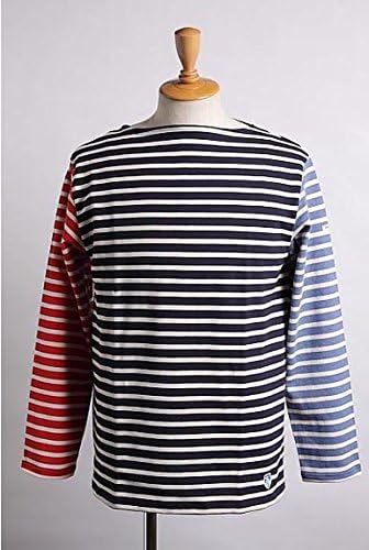 Amazon オーチバル Orcival メンズ クレイジーパターンボーダーカットソー B211cz Tシャツ カットソー 通販