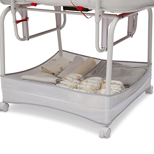 Simmons Kids Gliding Bedside Portable Crib with Activity