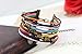 Winter's Secret Bronze Elephant Pattern Hand Braided Diy Color Wax Rope Ancient Wrap Bracelet
