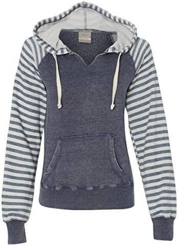 MV Sport Women's Angel Fleece Sanded Piper Pullover, Deep Blue, XX-Large