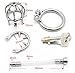 BDSM Ultrashort with Anti Off Lock Stainless Steel Male Chastity Device Belt CD102-4 (cage with 45mm Ring)