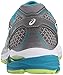 ASICS Women's Gel-Flux 3 Running Shoe, Titanium/White/Enamel Blue, 8.5 M US