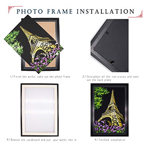 BOTEEN Scratch Painting Rainbow Paper by BOTEEN, Scratch DIY Art Craft City Series Night View Creative Gift, Scratchboard for Adults and Kids ,Craft Kits with 4 Tools&Photo Fram,Size:16''x11'' - Thumbnail 3