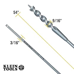 Klein Tools 53718 Flex Bit Auger with Screw