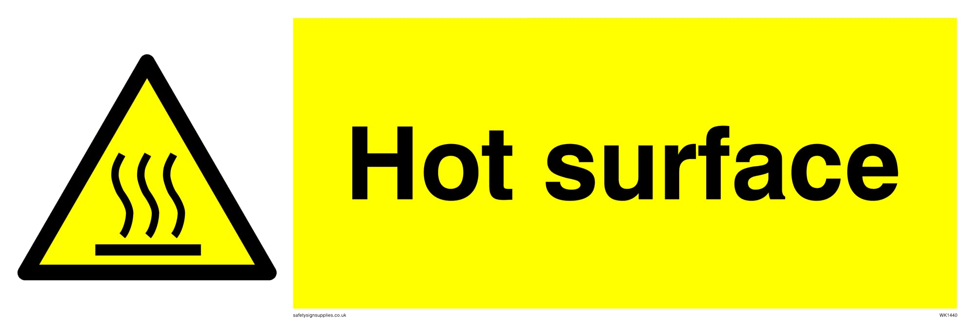 Hot Surface Sign - 300x100mm - L31