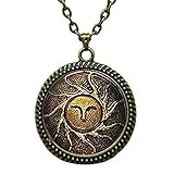 Dark Souls Necklace Heirs Of The Sun Dark Souls II Necklace Glass Cabochon Necklace