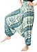 Harem Yoga Pants Dance Gypsy mc Hammer Pants For Women Green Color Size 0-14 US