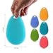 FTeam Silicone Sponge Dish Scrubber Brush for Kitchen, Antibacterial Multifunctional Non Stick Cleaning Sponge, Pot Dish Cup Bowl Cleaner Brush, Fruit and Vegetable Cleaner, Mix Colors (Pack of 5)