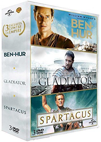 3 Esclaves Contre Un Empire - Coffret : Ben-Hur + Gladiator + Spartacus - Pack