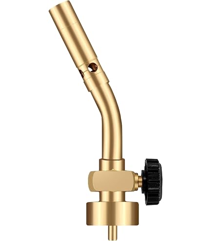 GASPOWOR Propane Torch Trigger Start – Universal Torch Head For Propane, MAP & Turbo Gas, Welding & Soldering Kit (Tank Not Included)