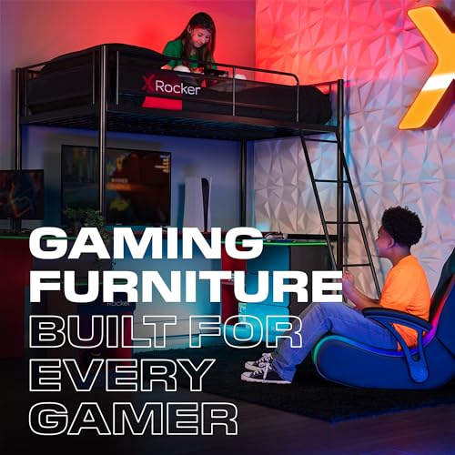 X Rocker SE 2.1 Video Gaming Floor Chair, with 2 Speakers, Subwoofer