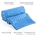 j2 Line Set of 2 Camping Towels and Bath Towels - Super Absorbent & Quick Drying! Travel, Beach, Sport, Bath or Gym + FREE Hand/Face Towel & Mesh BAG