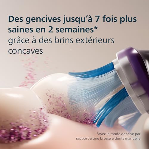 Philips Sonicare G3 Premium Gum Care Original Replacement Toothbrush Heads, Black, Pack of 4, HX9054/88
