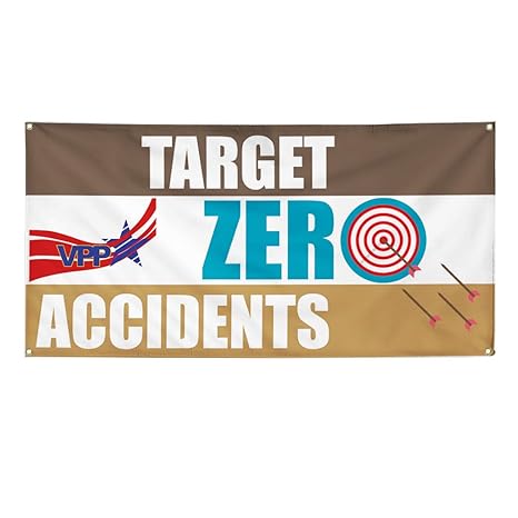 Amazon Com Vinyl Banner Sign Vpp Target Zero Accidents Business