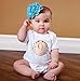Newborn Baby Girl Gold Floral Milestone Stickers, 1st Year Belly Decals, Set of 12 Monthly Photo Props for Infant Onesie, Scrapbook Keepsake Shower Basket & Registry Gifts