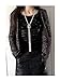 ARJOSA Women's Fashion Sweater Dress Y Knot Necklace Long Chain Tassel Pendant (Silver)