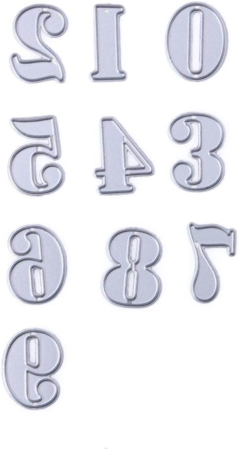 Scrapbooking Dies De Decoupe 10pcs étiquette Creuse Cutting Dies