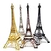 Ethrift 15 Inch (38cm) Silver Metal Eiffel Tower Statue Figurine Replica Centerpiece