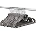 Home-it 30 Pack Clothes Hangers Gray Velvet Hangers Love Shaped Clothes Hanger Ultra Thin No Slip