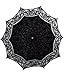 The 1 For U Women's Victorian Lace Parasol Black