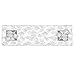 Heritage Lace Woodland Table Runner, 14 in x 45 in, White